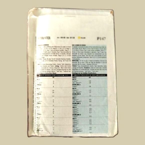 FASHION Handbags PURSE 👛 Sewing PATTERN, BUTTERICK P147 UNCUT Vintage - Picture 2 of 2